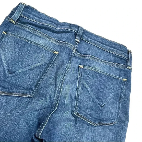 Hudson Nico Super Skinny Distressed Raw Hem Jeans  Size 27 - Picture 9 of 10